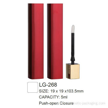 Plastic Cosmetic Square Lipgloss Contenedor